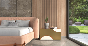 Crescent Bed Side Table